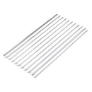 10Pcs Length 150mm OD 7mm 1mm Thick Wall Borosilicate Glass Blowing Tube Lab Tubes