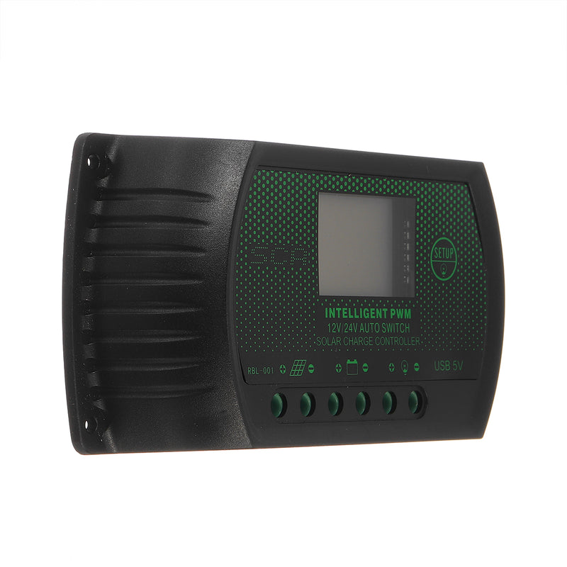 LCD Display Solar Controller 10/20/30A 12V/24V Solar Charge Controller for Solar Panel Battery