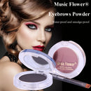 Music Flower Eyeliner Eyebrow Powder Makeup Set Kit Waterproof Long Lasting