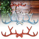 Vintage Cast Iron Deer Antlers Wall Hook Strong Coat Towel Clothes Hat Key Hanger Holder