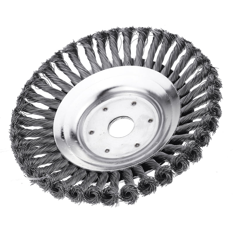 20cm Weed Trimmer Head Lawn Mower Sharpener 8 Inch Grass Weeder Lawnmower Steel Brush Head