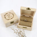 Personalized Wedding Ring Box Wooden Ring Box Wedding Decor Rustic Wedding Gift