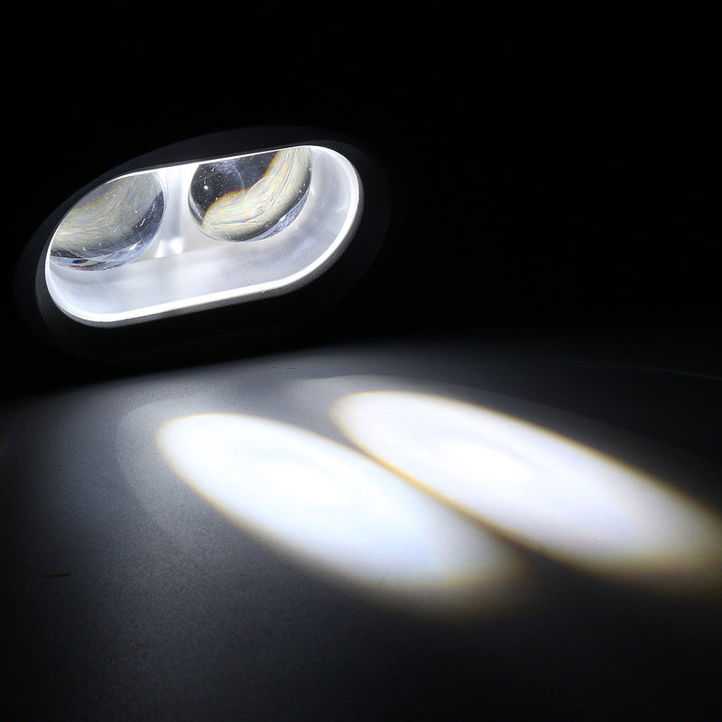 4inch 20W 6000K Motorcycle Spot LED Passing Light Work 4D Lens Headlight For Kawasaki