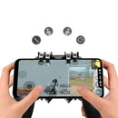 MEMO AK66 Six Finger All-in-One PUBG Mobile Game Controller Free Fire Key Button Joystick Gamepad L1 R1 PUBG Trigger for all Mobile Phone