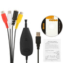 EZCAP USB Video Capture Audio Grabber VHS TV Game Player to PC DVD Maker
