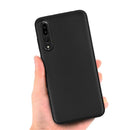 Carbon Fiber Shockproof Soft TPU Back Protective Case For Huawei P20 Pro