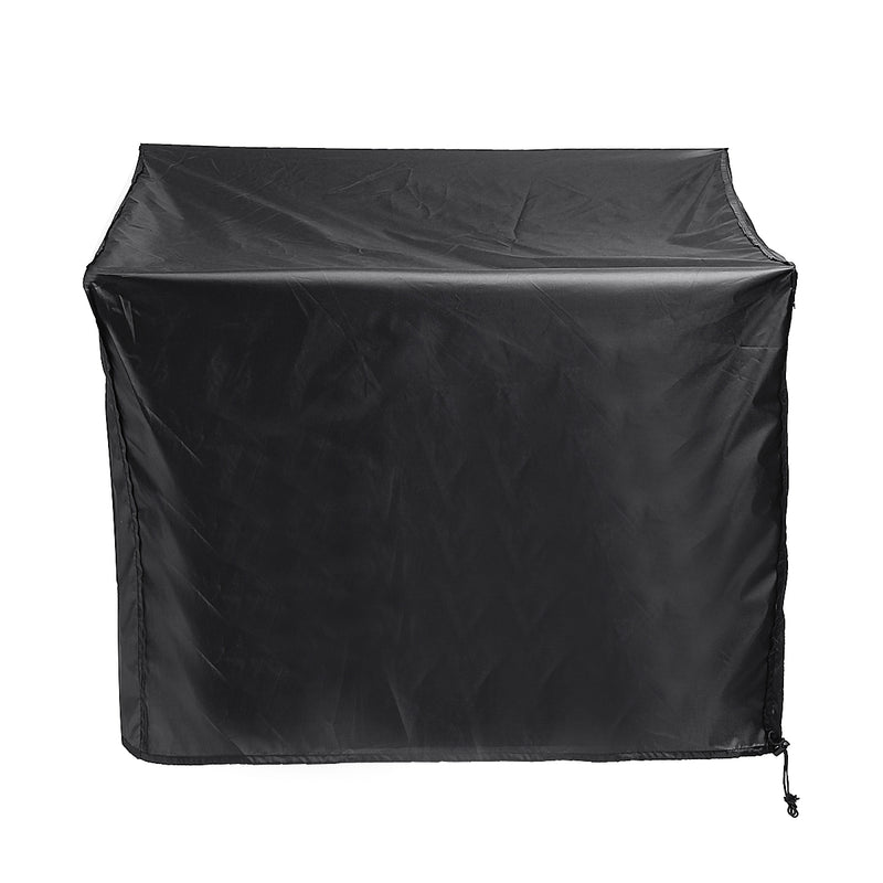 Square Black Fire Pit Cover Outdoor Garden Dustproof Waterproof Cover Garden Table Furniture Cover