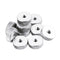 10Pcs M3 Hand Knurled Thumb Aluminum Alloy Screw Nut Spacer Flat Washer