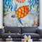 Sea Turtle Hanging Wall Tapestry Home Decorative Tapete Bedroom Blanket Table Cloth Yoga Mat