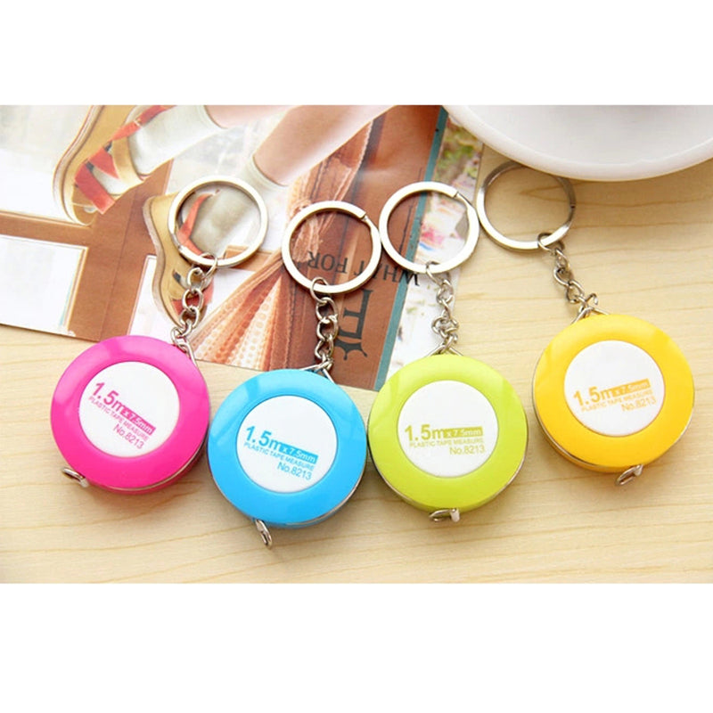 Raitool  150CM Soft Rubber Tape Measures Sewing Tailor Body Measuring Tool With Key Ring
