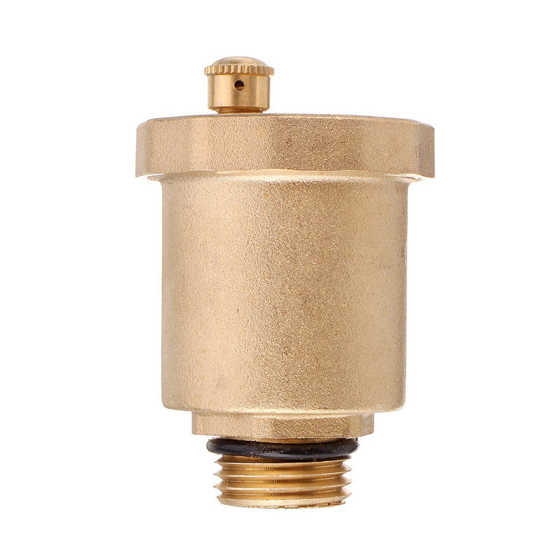 TMOK DN15 G1/2 One Way Brass Thread Air Vent Exhaust Valve Automatic Air Pressure Valve Safety Release Valve for Solar Water Heater