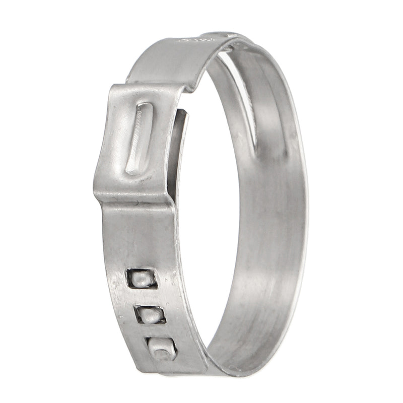 50pcs 1inch Stainless Steel Ear PEX Clamp Cinch Rings Crimp Pinch Fitting Tube