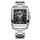 LONGBO 80006 Men Watch Steel Strap Alloy Case Luminous Fashion Casual Quartz Wrist Watch