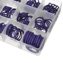 270pcs 18 Sizes Rubber Ring Hydraulic Nitrile Seals Purple Rubber O Ring Assortment Kit