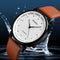 SKMEI 1210 Fashion Watch Simple Style Leather Strap Casual Unisex Quartz Analog Wrist Watch