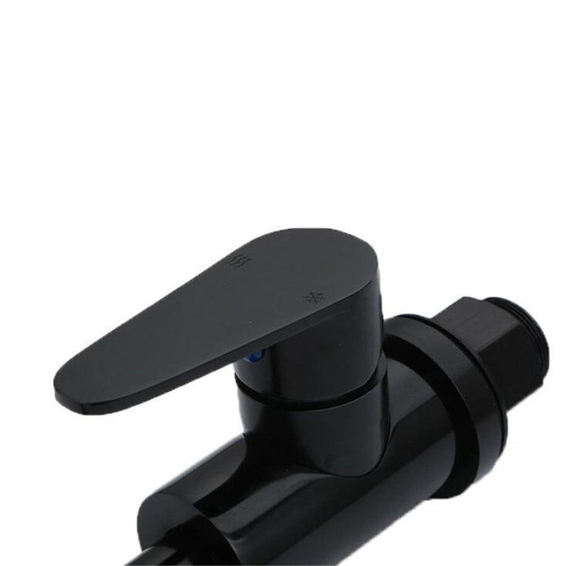 Space Aluminum Kitchen Basin Faucet Single Handle Bathroom Sink Cold And Hot Water Tap Lead-Free