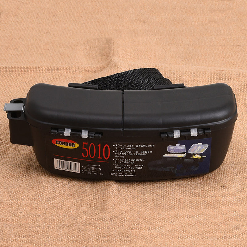 LEO 24*8*10CM ABS Multifunctional Fishing Box Portable Fishing Bait Tackle Storage Waist Carrier