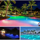 72LED 9W Underwater Swimming Pool Light Spa Pond Lamp DC12V IP68 Waterproof