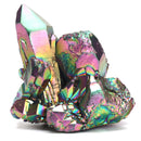 Rainbow Titanium Coated Drusy Quartz Crystals Geode Gemstone Mineral Rocks Decorations