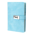 Lockable A5 Diary Notebook Combination Locking PU Journal Writing Notebook Planner Agenda Personal Notepad