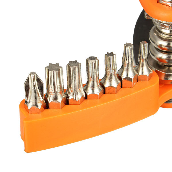 19 In 1 Bicycle Repair Tool Hexagon Screwdriver Wrench Set With Open Ended Spanner Spoke Wrench