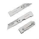 WORKPRO W011020 Mini Protable Folding Utility Kni-fe Stainless Steel Box Cutter Multi Kni-fe Tool