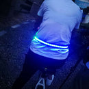 XANES WL02 LED Colorful Waist Belt Band Running Xiaomi Electric Scooter Motorcycle E-bike Bike Bicyc