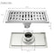 200x100mm Stainless Steel Rectangle Shower Floor Drain Removable Strainer Linear Quick Drain Grate