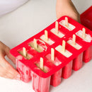 Ice Cream Mold 10 Cells Frozen Ice Cream Mould Maker Popsicle Yogurt Ice DIY Decorations