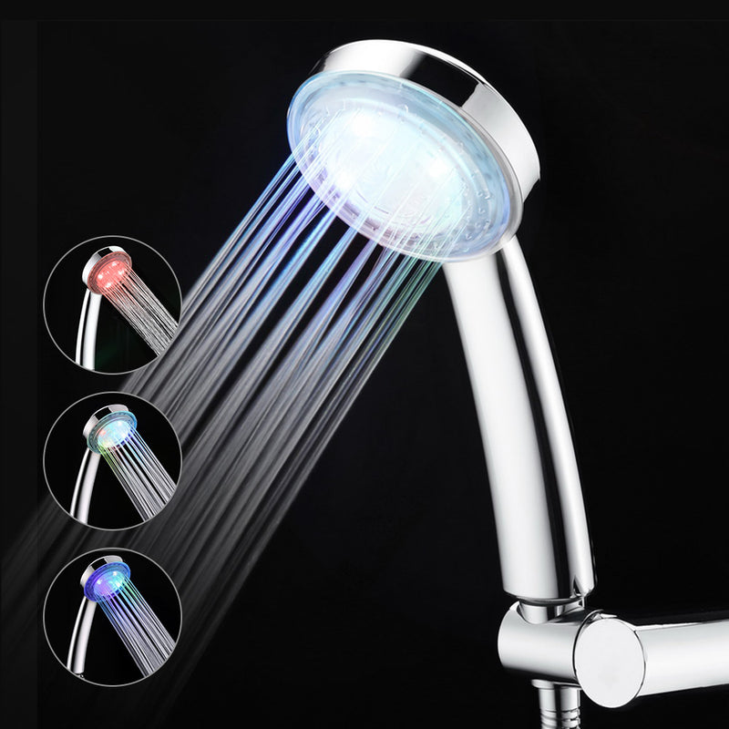 Minleaf ML-SH2 LED Rainfall Shower Head Bathroom Colorful Changing Shower Head