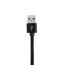 2M 2.4A Type C Fast Charging Denim Braided Data Cable For Smartphone Tablet