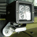 Wind Shield Driving Light Mount Brackets Clamps Lamp Holder Kit 07-15 For Jeep Wrangler