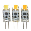 G4 1.2W LED Bulb 120Lm COB Pure White Warm White Natural White Light Lamp Bulb DC12V