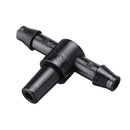 50Pcs Garden Hose Sprinkler Tee Connector Micro Drip Irrigation 4/7mm Pipe Barbed Connector Watering System Pipe Barbed Connection Part