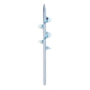 Round Shank 4x22cm Garden Auger Small Earth Planter Drill Bit Post Hole Digger Earth Planting Auger Drill Bit for Electric Drill