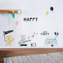 Miico FX64037 Cartoon Wall Stickers Children's Room Decoration Wall Stickers DIY Sticker
