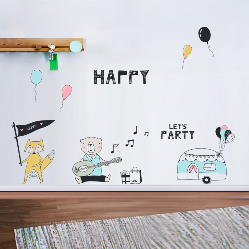 Miico FX64037 Cartoon Wall Stickers Children's Room Decoration Wall Stickers DIY Sticker