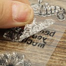 Butterfly Flower Silicone Transparent Clear Stamp DIY Scrapbooking Album Seal 20x11cm