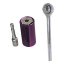 Universal Socket 3pcs 7-19mm Multi-Function Gator Socket Adapter Magical Grip Wrench Adapter Set