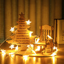 Christmas In Heaven DIY Wooden Remembrance Loved One Tree Decorations Craft