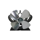 IPRee YL201 Mini 4 Blades Fireplace Fan 1100rpm Wind Speed 130-180CFM Wind Volume Wood Burner Stove Thermal Heat Power Fan