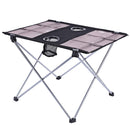 IPRee 2216.514.5inch Aluminium Alloy Camping Lightweight Picnic BBQ Square Folding Table