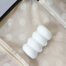 4 Pcs Round Storage Bottles Press Type Travel Camping Soap Lotion Shower Gel Emulsion Dispensers