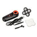 USB Head Shaving Remove Hair Removal Shaved Head Machine Five-head Electric Razor Rechargeable Waterproof