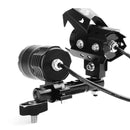 CNC Phone GPS Holder Rearview Mirror Extender Bracket Bar 8/10mm For Motorcycle