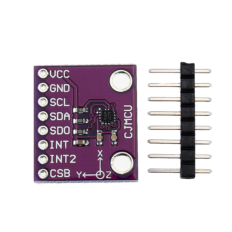 5pcs CJMCU-250E BMA250E Sensor Module Three-axis Low G Acceleration Sensor Triaxial Accelerometer SPI IIC Interface For