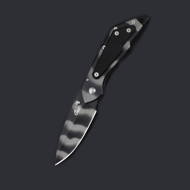 Enlan M017 8cr13mov Blade Folding Knife Kitchen Fruit Peeler Outdoor Portable Cuting Tool Mini Stainless Steel  Knife Pocket Utility Knife Portable Collection EDC Tool