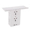 Socket S helf 8 Port Surge Protector Holder Tray Removable Wall Outlet 6 Electrical Outlet Extenders 2 USB Charging Ports Wall Plug Socket Power Strip