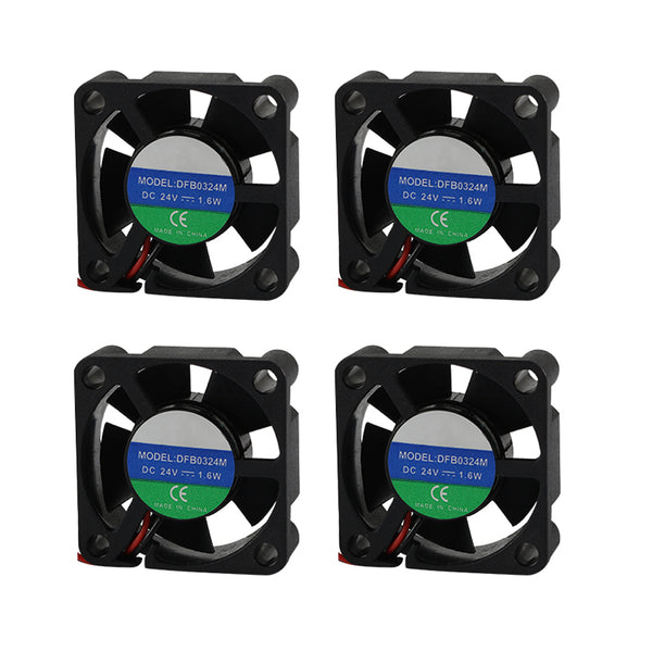 4PCS UM2+ 24V 3010 Mini Heat Cooling Fan for 3D Printer