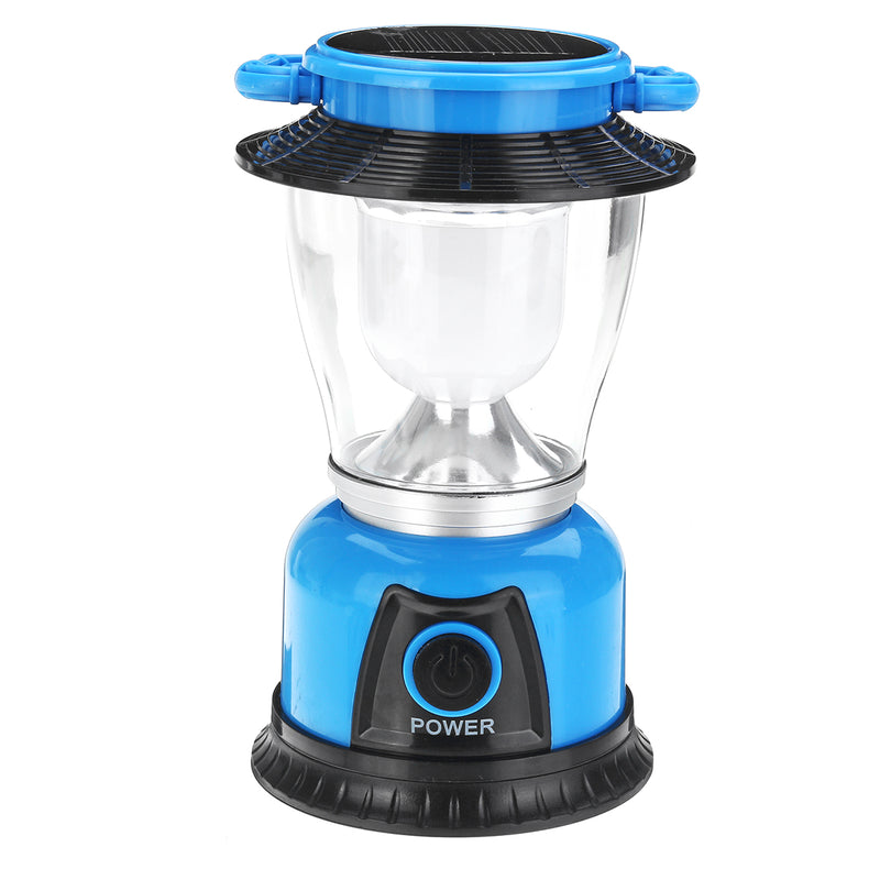 Portable 110-250V Solar LED Light USB Rechargeable Outdoor Camping Light Hiking Lantern